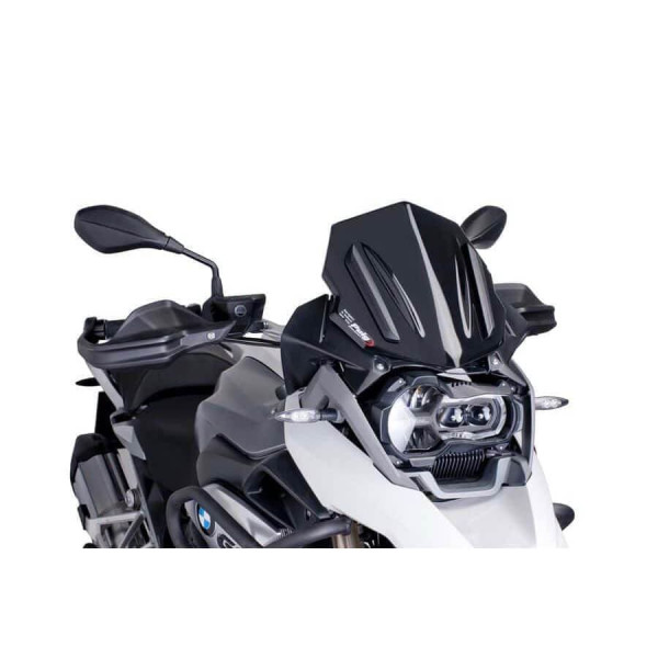 Puig Puig racing screen | black (opaque) | bmw r 1200 gs 2013>2018